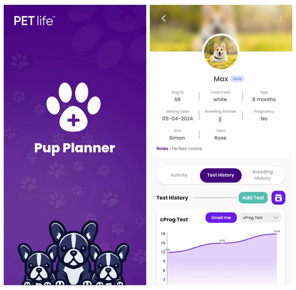 Introduce Pup Planner App